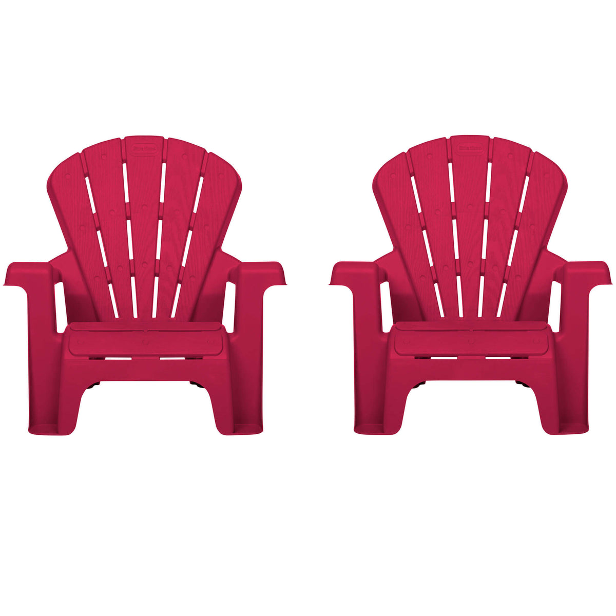 Garden Chair - Red 2 Pack